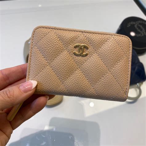 chanel coin holder|genuine chanel wallet.